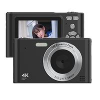 4K-Digitalkamera-Camcorder, 48-MP-Digitalvideokamera, 2,4-Zoll-Bildschirm, 16-facher Digitalzoom, Anti-Shake, Gesichtserkennung, Beauty-Effekt, Bewegungserkennung, eingebauter Blitz, Akku