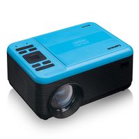 Lenco LPJ-500BU - LCD-Projektor mit DVD-Spieler - Bluetooth - Bis zu 250 cm Projektionsgröße - USB-Eingang - SD-Kartenleser - Blau/Schwarz