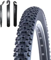 1 x Kenda K-1027 29" MTB Fahrradmantel Fahrradreifen in Schwarz 54-622 (29 x 2.10) inkl. 3 Reifenheber