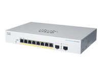 Cisco CBS220-8P-E-2G-EU Managed L2 Gigabit Ethernet (10/100/1000) Netzwerk-Switch Ethernet-Anschluss, unterstützt Stromversorgung über diesen Port (PoE) Weiß