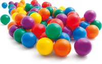 INTEX Fun Ballz 100 ks 8cm loptičiek s taškou - zábava od 2 rokov