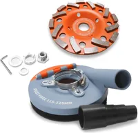 FANZTOOL Absaughaube für Winkelschleifer 125mm + Diamantschleiftopf Premium