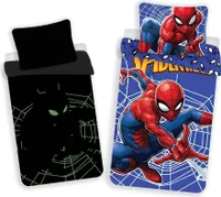 JERRY FABRICS Pościel w zestawie Spiderman świecąca Bawełna, 140/200, 70/90 cm