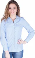 Trachtenbluse Edessa hellblau 38