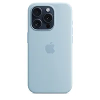 Apple iPhone 15 Pro Hülle - Silikon - Soft Case, Backcover - Hellblau