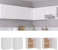 vidaXL Szafki ścienne 2 szt. Lyon White 50x31x60 cm Materiał drewnopochodny