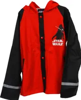 Star Wars Kinder Regenjacke Outdoor Buddel Matsch Jacke Jungen Funktionsjacke, Größe:122/128