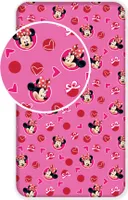 JERRY FABRICS Prestieradlo Minnie hearts 02 Bavlna, 90/200 cm