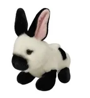 Černobílý králík19cm