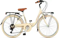 Via Veneto By Canellini Retrò vintage Fahrrad Mädchen 24" Beige