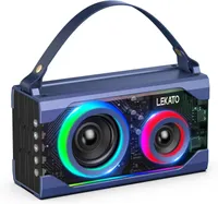 LEKATO Transparenter Bluetooth-Lautsprecher tragbare kabellose Lautsprecher