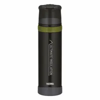 Thermos Iso. Fla. MOUNTAIN charcoal black 0,9l 4015.232.090