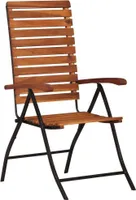 VidaXL 44391, Taras, Drewno akacjowe, Stal, 590 mm, 980 mm, 1110 mm, 47 cm