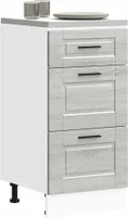 Eleganten-Stil Küchenunterschrank Porto Grau Sonoma Holzwerkstoff - Küchenschränke Cloris452811