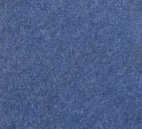 Nadelfilz 400 x 200 cm Blau Kurzflor
