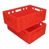 8 x Eurofleischerkiste Vorratsbox E3-Kiste Behälter Gemüsekiste stabelbar NEU. 