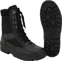 MFH Stiefel, Security, schwarz, 8-Loch, Gummisohle - 44