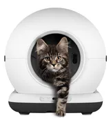 Zedar K1200 - Automatische Katzentoilette - Selbstreinigende Katzentoilette - Inkl. App - Mit Katzenstreumatte und 3 Rollen Auffangbeutel - 82L XXL