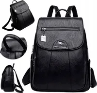 Rucksack-Damen-Retro-Vintage - Verstellbare Riemen - Leichter Zugriff - Praktische Aufteilung