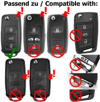 AMAKEY Schutzhülle Silikonhülle für VW Klappschlüssel Autoschlüssel  TRANSPARENT