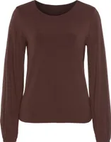 LASCANA Langarmshirt braun Größe 32/34