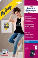 AVERY Zweckform My Design Fólia na prenos tričiek DIN A4 farebný textil 8 kusov
