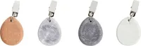 Tischtuchbeschwerer Steine 4 Stück grau 13x13 cm