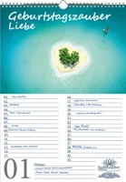 Geburtstagsplaner Geburtstagskalender Liebe Love DIN A3 Kalender - Seelenzauber