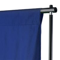 vidaXL Hintergrund Baumwolle Blau 500x300 cm Chroma-Key