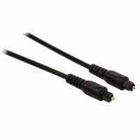 Nedis Optisches Audiokabel | Toslink Stecker | Toslink Stecker | 1.00 m | rund | PVC | Schwarz | Box NE550680525