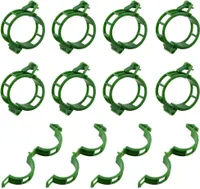 INF 100Stk Pflanzenclips, Pflanzenklammern Tomatenclips Grün