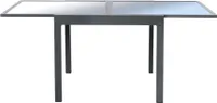 HOME DELUXE - Gartentisch VERANO - schnell ausziehbar 90 - 180 cm, Aluminium
