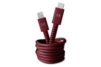 FRESH 'N REBEL Fabriq USB-C auf Lightning Kabel 1,5m, Ruby Red