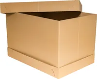 Palettenkarton mit Boden+Deckel 1180x780x765mm Faltkarton Versandkarton WPC - sehr stabil…