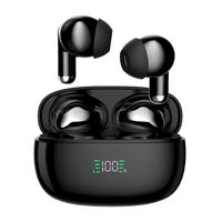 CMYbabee Bluetooth Kopfhörer, Kopfhörer Kabellos Bluetooth 5.3 Sport In Ear Kopfhörer mit Mikrofon, 20 std Spielzeit, LED-Anzeige, ENC Lärmreduzierung für Arbeit und Studium, Schwarz