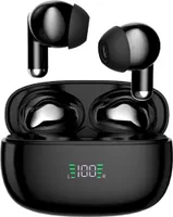 CMYbabee Bluetooth Kopfhörer, Kopfhörer Kabellos Bluetooth 5.3 Sport In Ear Kopfhörer mit Mikrofon, 20 std Spielzeit, LED-Anzeige, ENC Lärmreduzierung für Arbeit und Studium, Schwarz