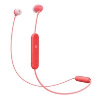 Sony WIC300 rot In-Ear Kopfhörer kabellos Bluetooth NFC Headset-Funktion Mikro