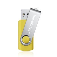 16GB USB 2.0 Stick Flash USB Drive Swivel USB Flashdrive Speicherstick Memorystick Farbe: Gelb