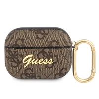 Guess 4G Script PC /PU-Hülle für AirPods Pro Braun
