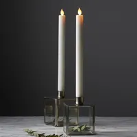 Best Season M-Twinkle LED-Kerzenset, Kunststoff, weiß