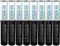 8X Eneloop AA + 8X Eneloop PRO AA HR06 16X + 4 Premium Akkuboxen neueste Version