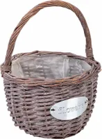 WANDERLUST DECO Rosa Weidenkorb d23x29h cm