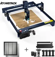 Atomstack A10 Pro 50W Schnitzmaschine+ Atomstack R3 PRO Roller Set +Creatorally Wabenarbeitstisch PRO Plattform