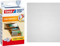 tesa Fliegengitter Dachfenster Insektenschutz Fenster ohne Bohren grau 1,2 x1,4m