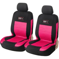 Saferide 3er Set Autositzbezüge PKW universal, Auto Sitzbezüge Kunstleder  Beige für Airbag geeignet, für Vordersitze und Rückbank
