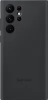 EF-PS908T Silikonowy pokrowiec na telefon Galaxy S22 Ultra, czarny