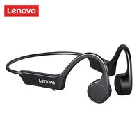 Lenovo X4 Bone Conduction-Kopfhoerer Drahtloser Bluetooth 5.0-Kopfhoerer Outdoor-Sport-Headset Wasserdicht Freisprechen mit Mikrofon