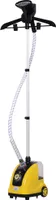 HOMCOM Dampfbügeleisen mit 1,4-l-Tank und einstellbarer Temperatur in 11 Stufen, vertikales Bügelzentrum, Typ 1800 W, 26 x 21,5 x 146 cm, Gelb