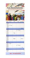 Kalender 2023 Familienplaner mit 4 Spalten Küchenkalender Terminplaner Bastelkalender XL zum Selber gestalten Höhe 53 cm