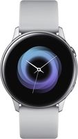 SAMSUNG Galaxy Watch Active, Smartwatch, Fluorkautschuk (FKM), 111.5 mm, Silber